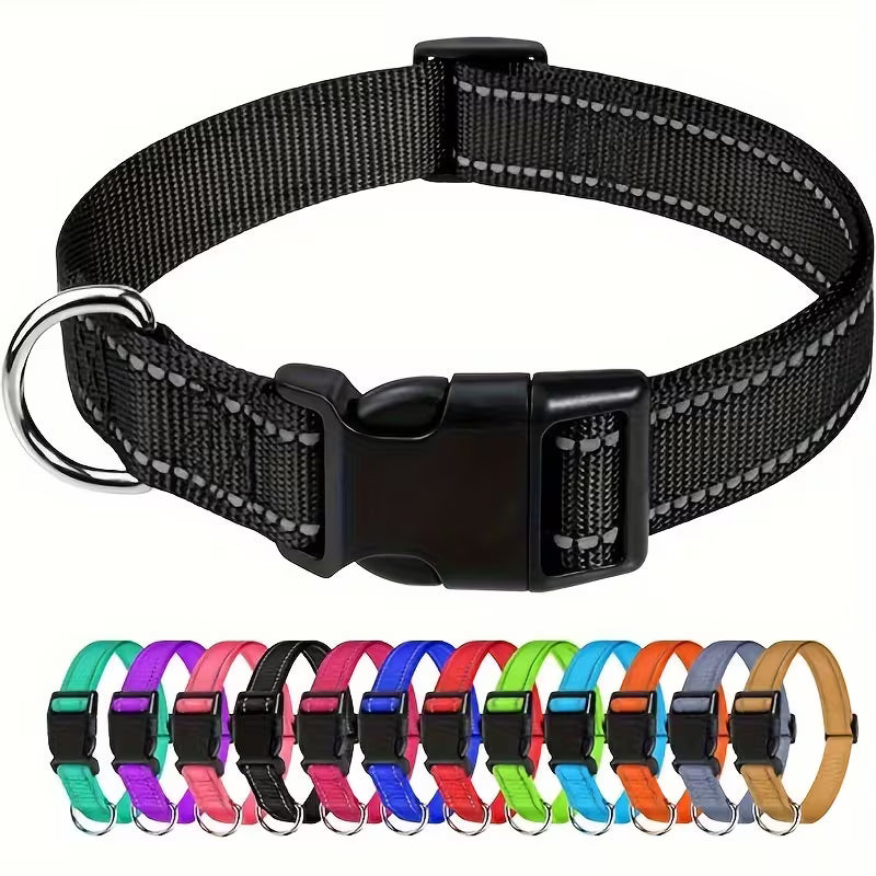 Adjustable Dog Collar/Reflective Safety Collar for Cats and Dogs/Pet Collar