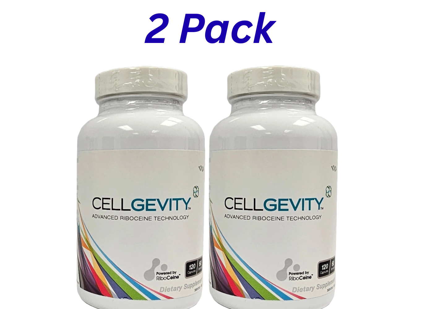 2 PACK CELLGEVITY by MAX INTERNATIONAL 1 X 120 CAPSULES