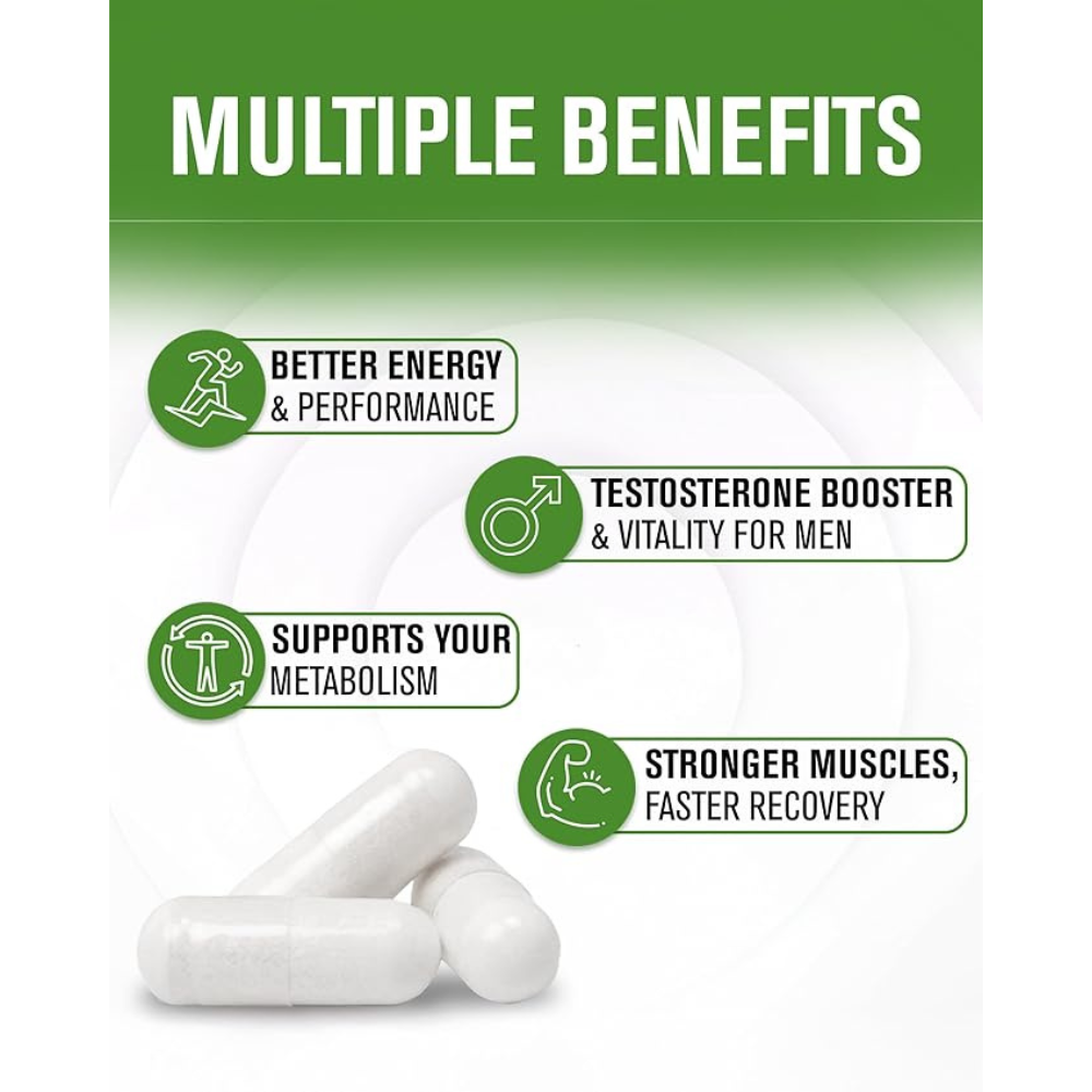 NaturalSlim Natural Testosterone Booster for Men - Male Enhancing Supplement