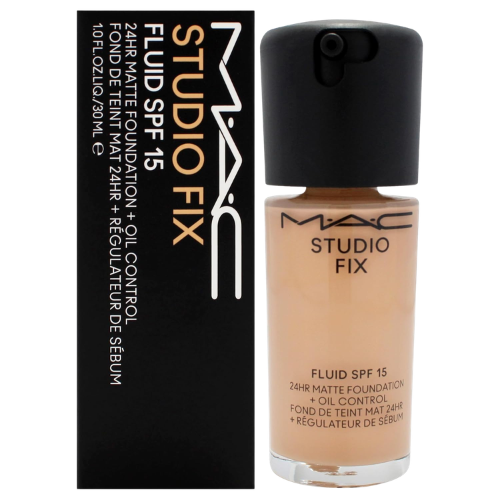 Matte Liquid Foundation with SPF 15 for Oil Control, Long Wear Coverage & Even Skin Tone | Studio Fix Fluid Makeup (1 oz)