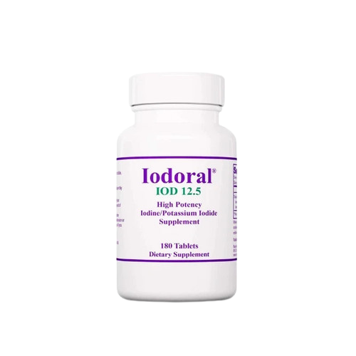 Iodine Supplement for Thyroid Health, Metabolic Support & Daily Wellness | High-Potency Nutritional Formula Tablets (12.5mg, 180 Count)