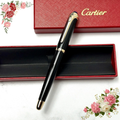 Cartier Black Gold Composite Executive Rollerball Pen Rare AD VIP Gift