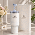 Stanley x LoveShack Fancy Winter Ice Blue Bow Coquette 40oz