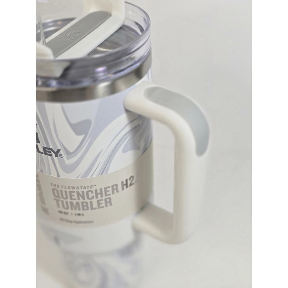 Stanley Adventure Quencher H2.0 Flowstate Tumbler 40 oz Polar Swirl Handle Cup
