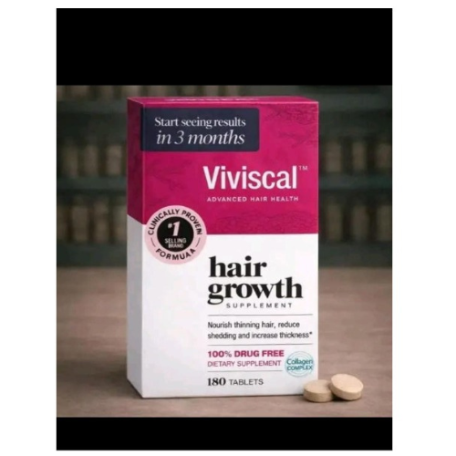 Viviscal Hair Growth Supplement for Women 180 Tablets - 3 Month Supply  New