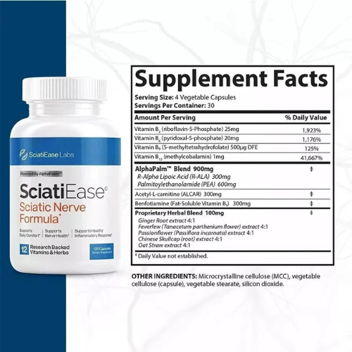 SciatiEase Labs Sciati Ease Sciatic Nerve 2pack ( 240 Capsules)