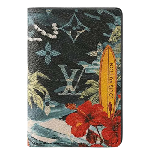 Louis Vuitton Pocket Organizer Monogram Surfin' Navy Blue