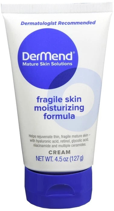 DerMend Fragile Skin Moisturizing Formula Cream 4.5 Oz