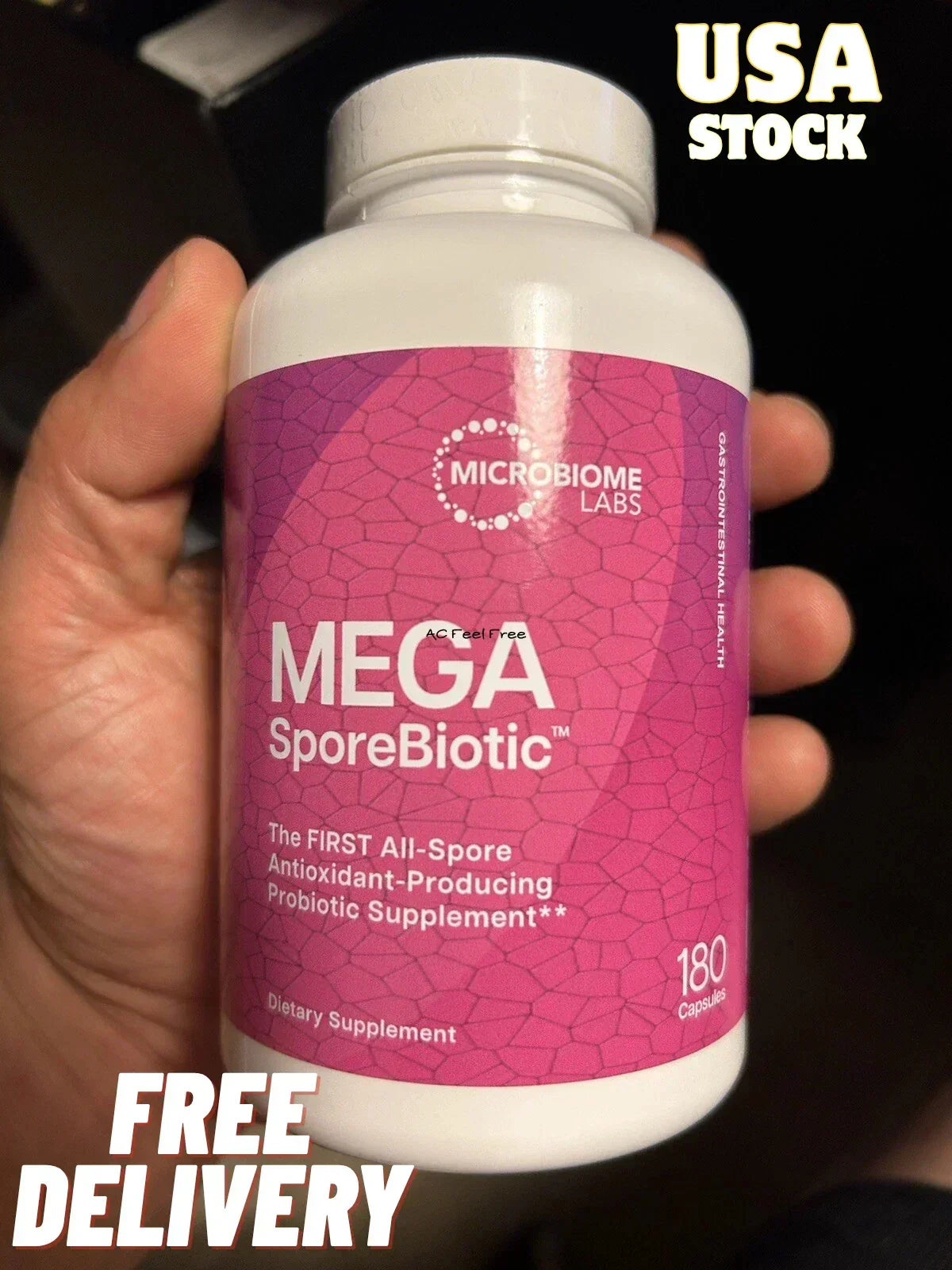 Advanced Probiotic Formula 180 Capsules | Spore-Based Digestive Wellness Supplement