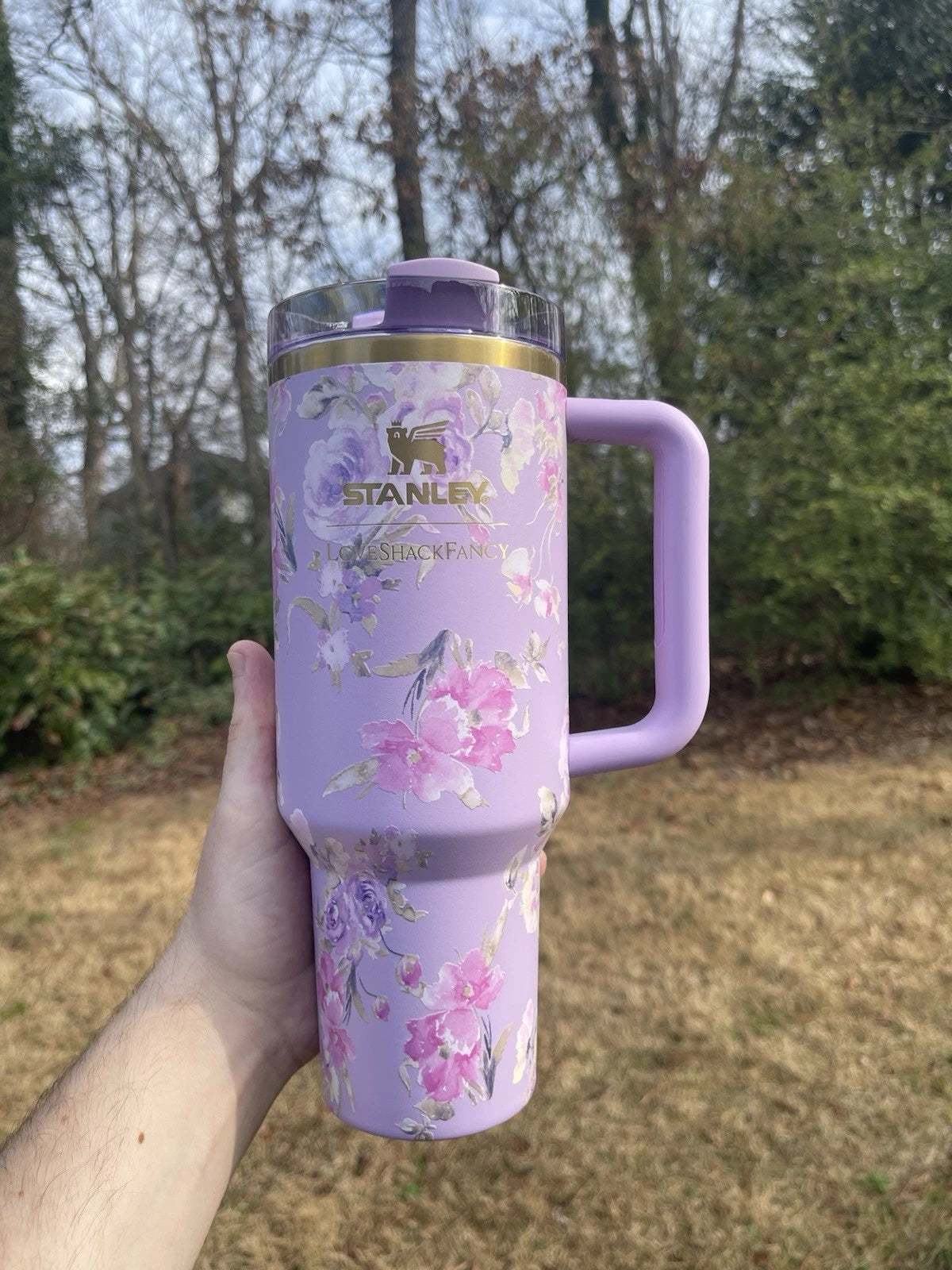 Stanley Love Shack Fancy Quencher Tumbler 40 OZ Happy