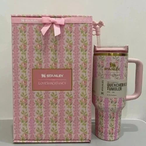 Stanley X Love Shack Fancy 40Oz Quencher Tumbler – Blooming Heirloom Edition