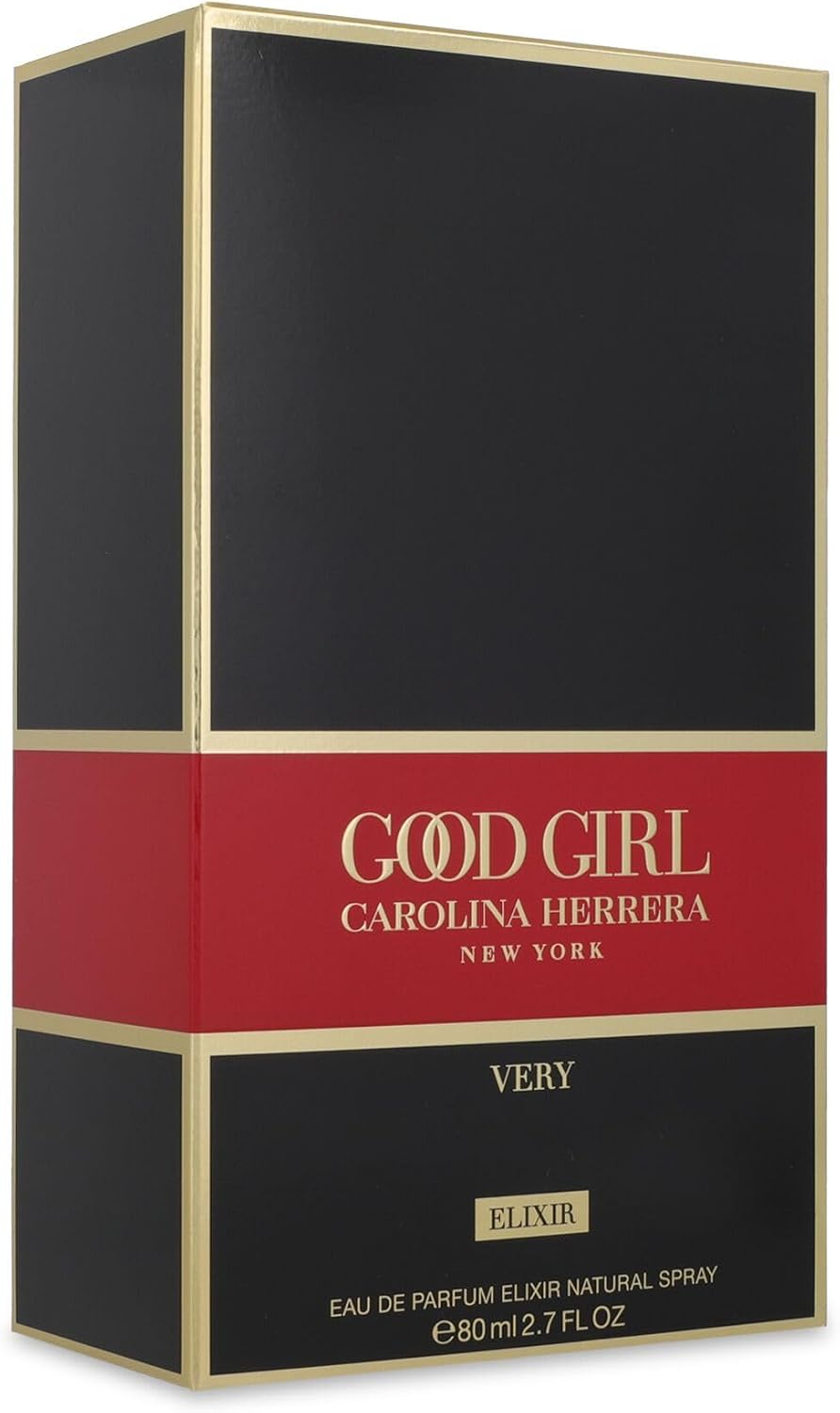 Women's Floral Eau de Parfum 80ml – Long Lasting Luxury Designer Fragrance | Carolina Herrera Very Good Girl Elixir