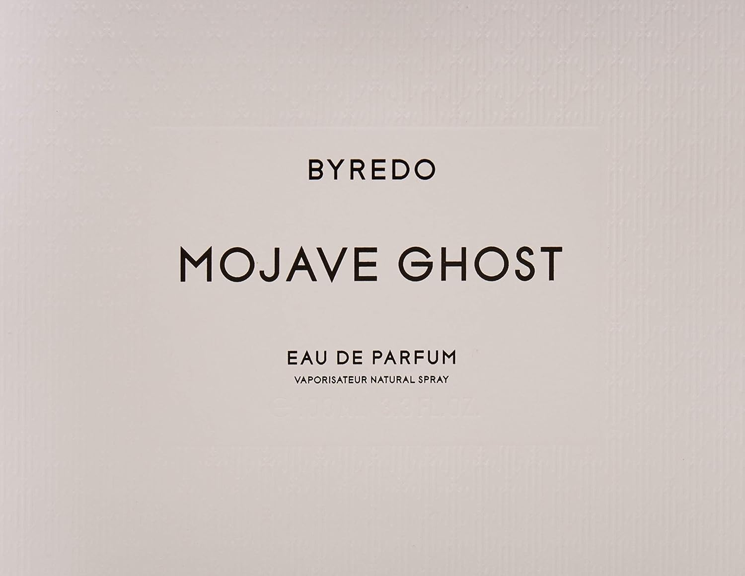 Unisex Eau de Parfum 3.3 oz – Long Lasting Woody Floral Fragrance | Byredo Mojave Ghost