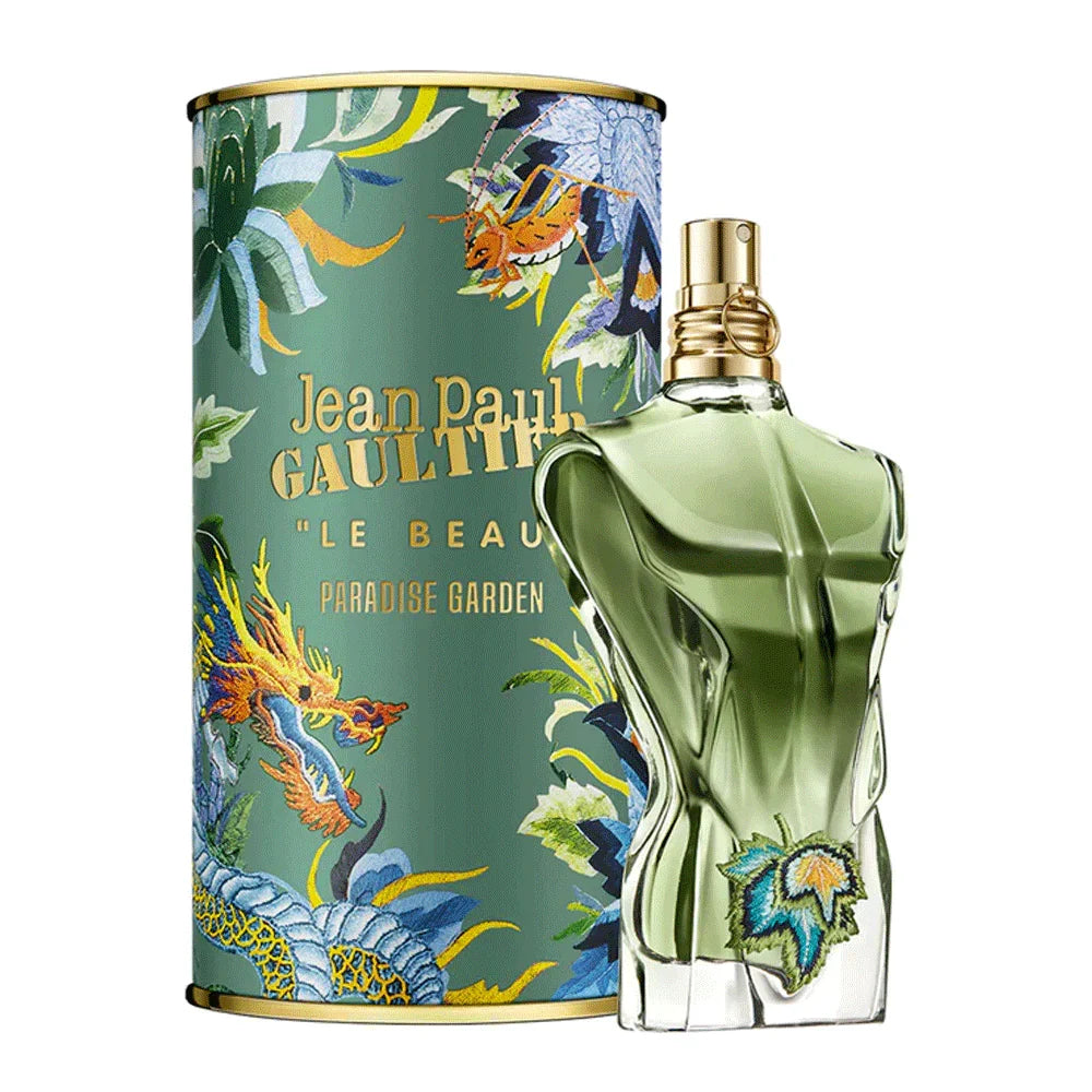 Jean Paul Gaultier Le Beau Paradise Garden Eau de Parfum for Men 125ml – Tropical Woody Fragrance