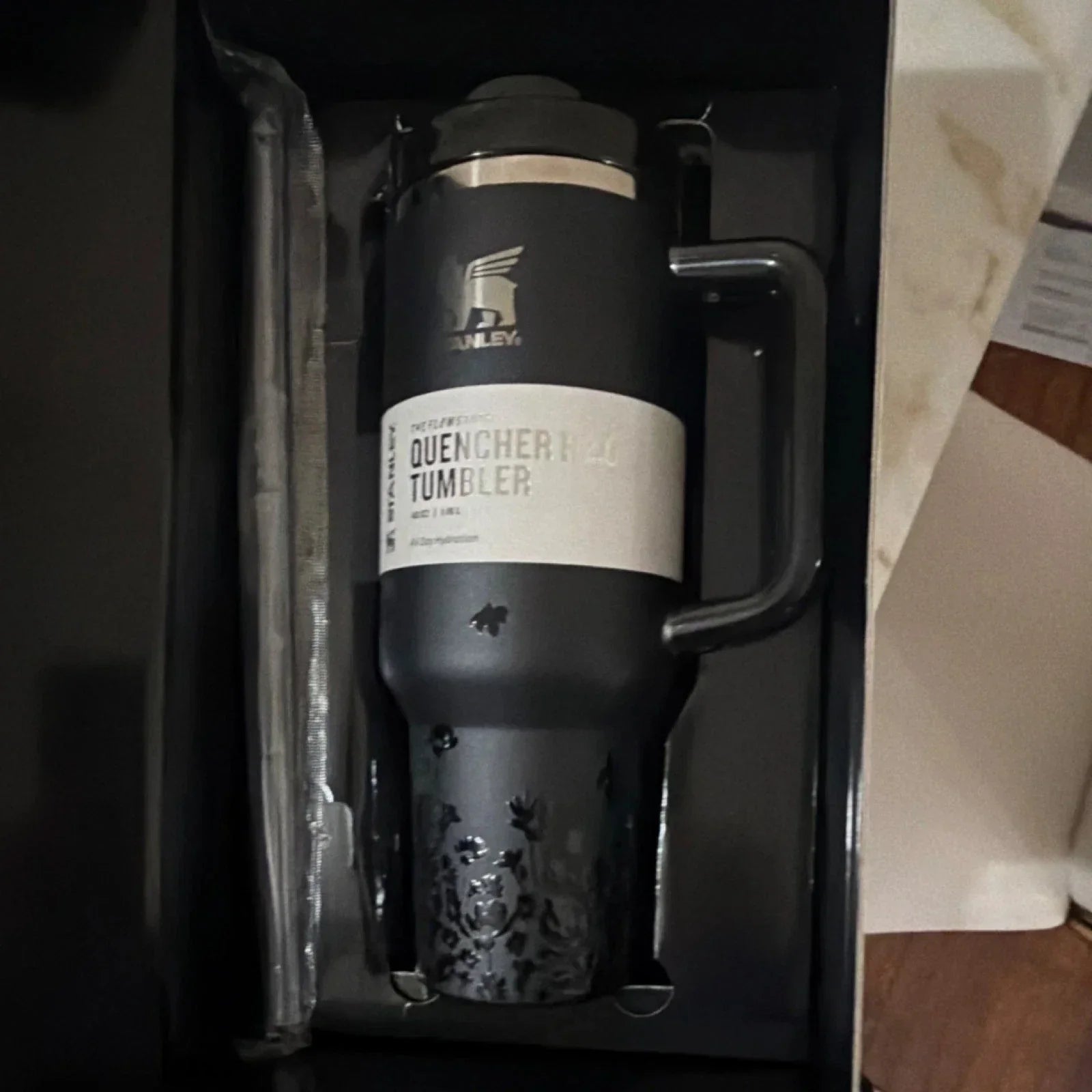 Stanley Quencher H2.0 40 oz Black Tumbler