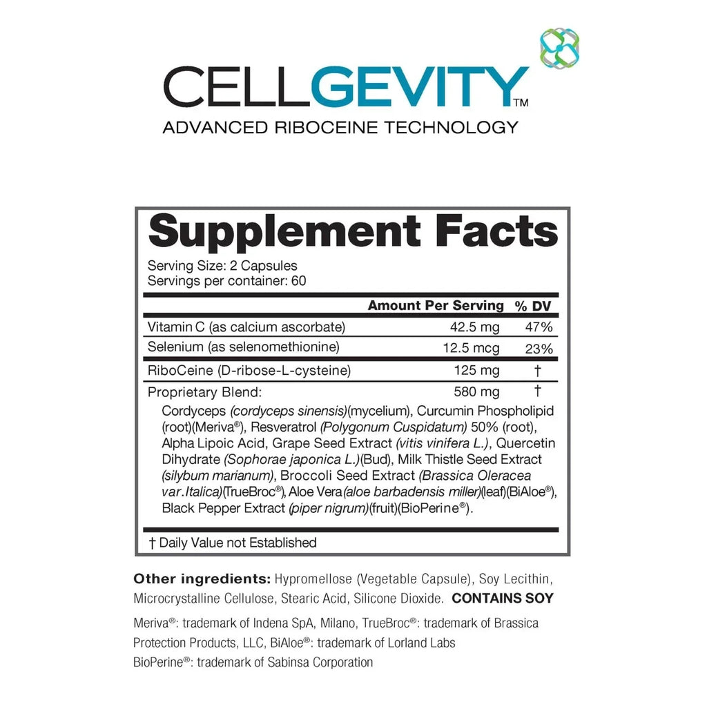 2 PACK CELLGEVITY by MAX INTERNATIONAL 1 X 120 CAPSULES