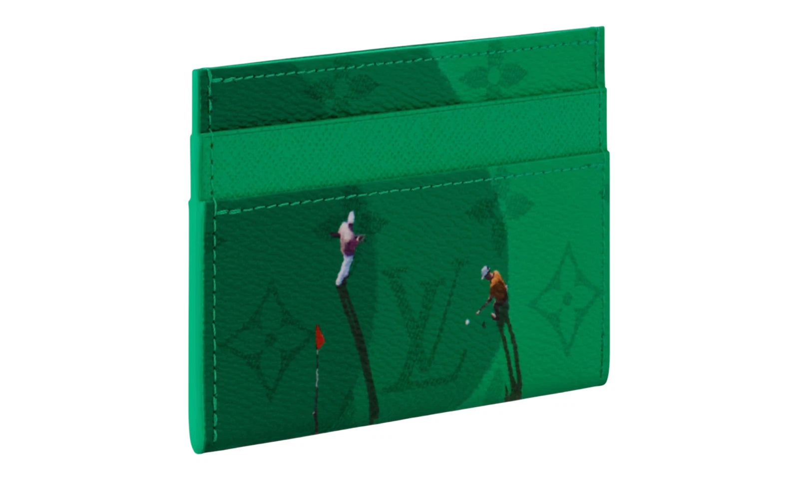 Louis Vuitton Golf Card Case Green