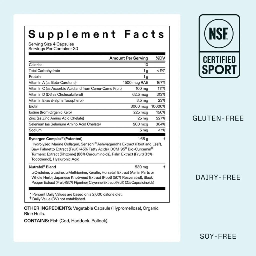 Nutrafol Women's Hair Growth Supplements,