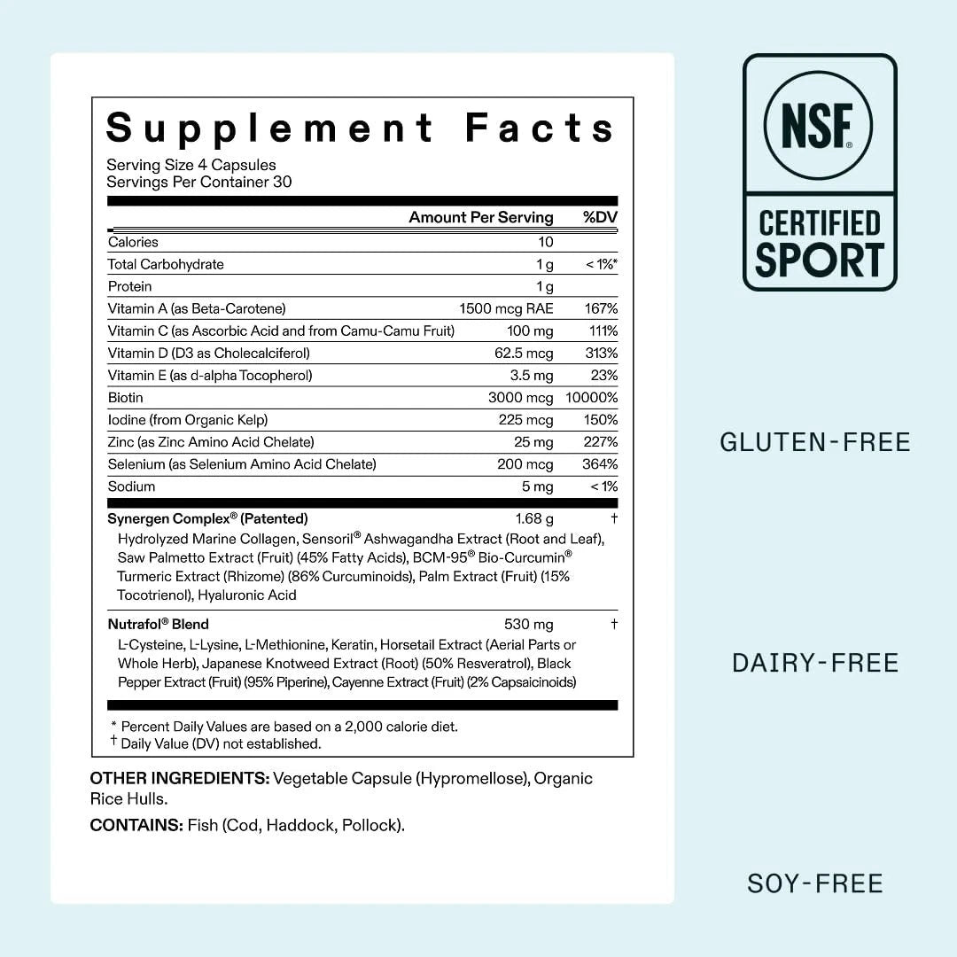 Nutrafol Women's Hair Growth Supplements,
