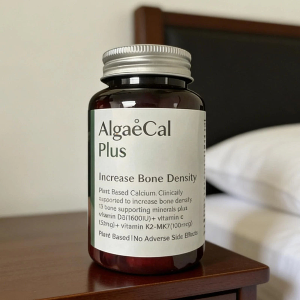 AlgaeCal Plus Stronger Bones Veggie Capsules Dietary Supplement Algae Cal 120ct