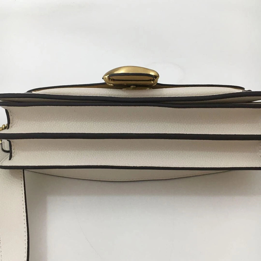 COACH CH857 Tabby 26 Shoulder Bag White Leather Crossbody Outlet New