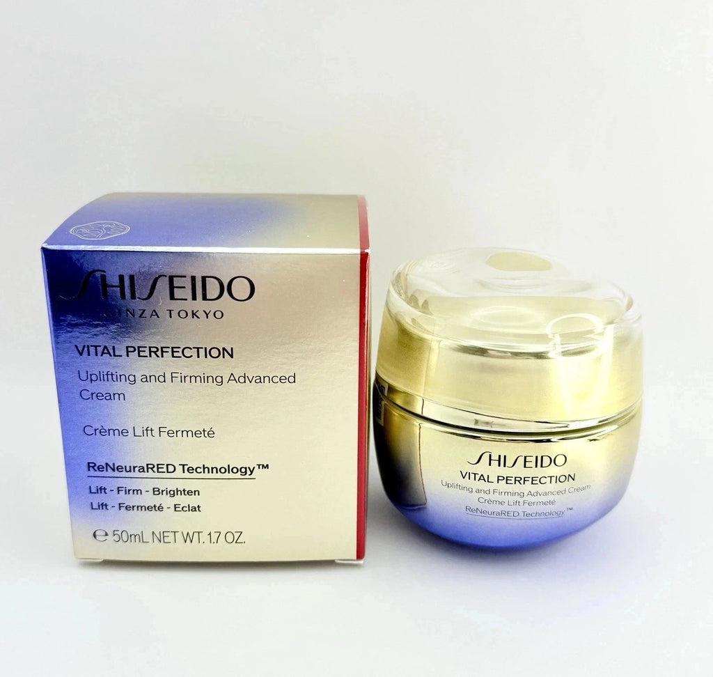 Shiseido Vital Perfection Uplifting Firming Face Cream 1.7oz 50mL Anti-Aging New