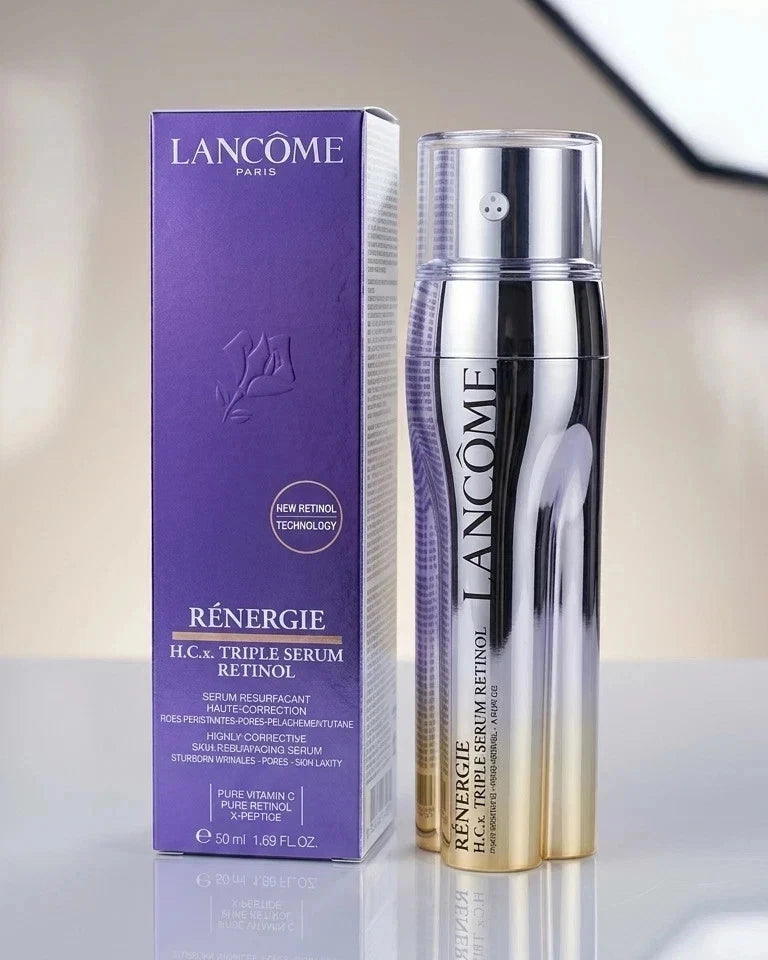 New Lancome Renergie C.R.x Triple Serum RETINOL 1.7 oz / 50mL Sealed Box