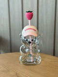 2026 New Starbucks Bearista Bear Cup Tumblers Strawberry Topper Baseball cap