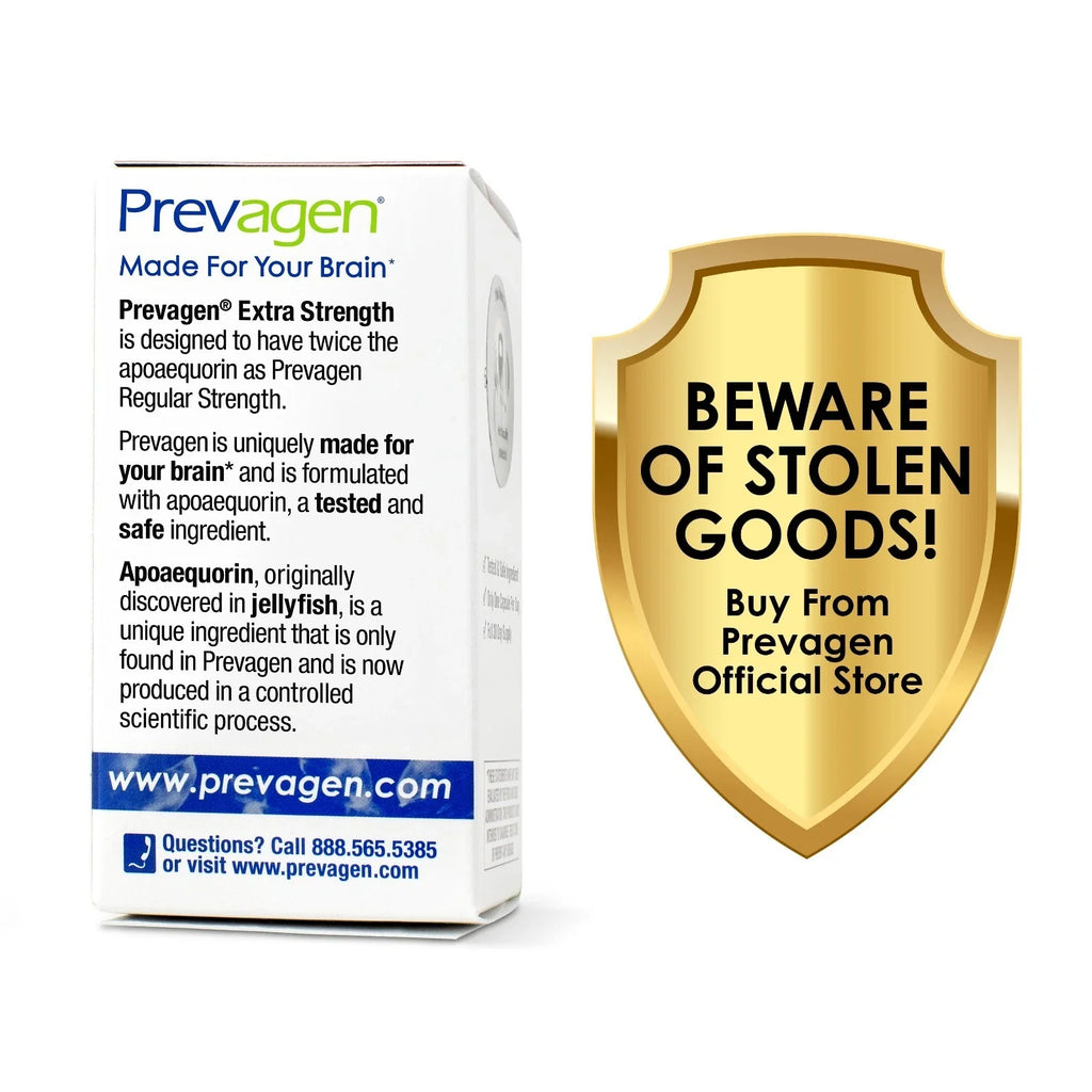 4 Pack  Prevagen Extra Strength 20mg Capsules - 30 Count -  (60-Day Supply)