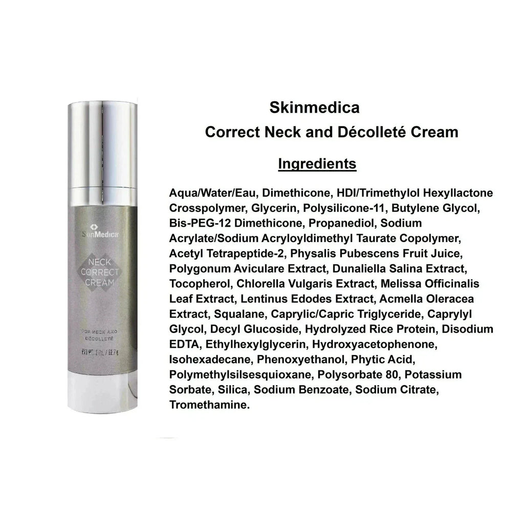 SkinMedica Neck Correct Cream 2 oz. Neck And Chest Treatment New and sealed box.