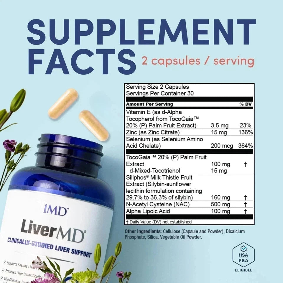 1MD Nutrition LiverMD - Liver Support Supplement
