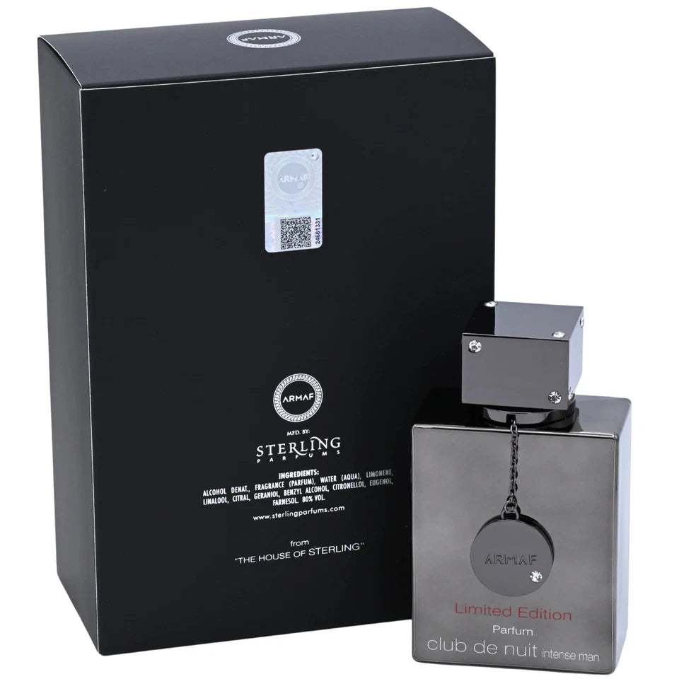 Club De Nuit Intense Limited Edition by Armaf Men Pure Parfum 3.6 oz