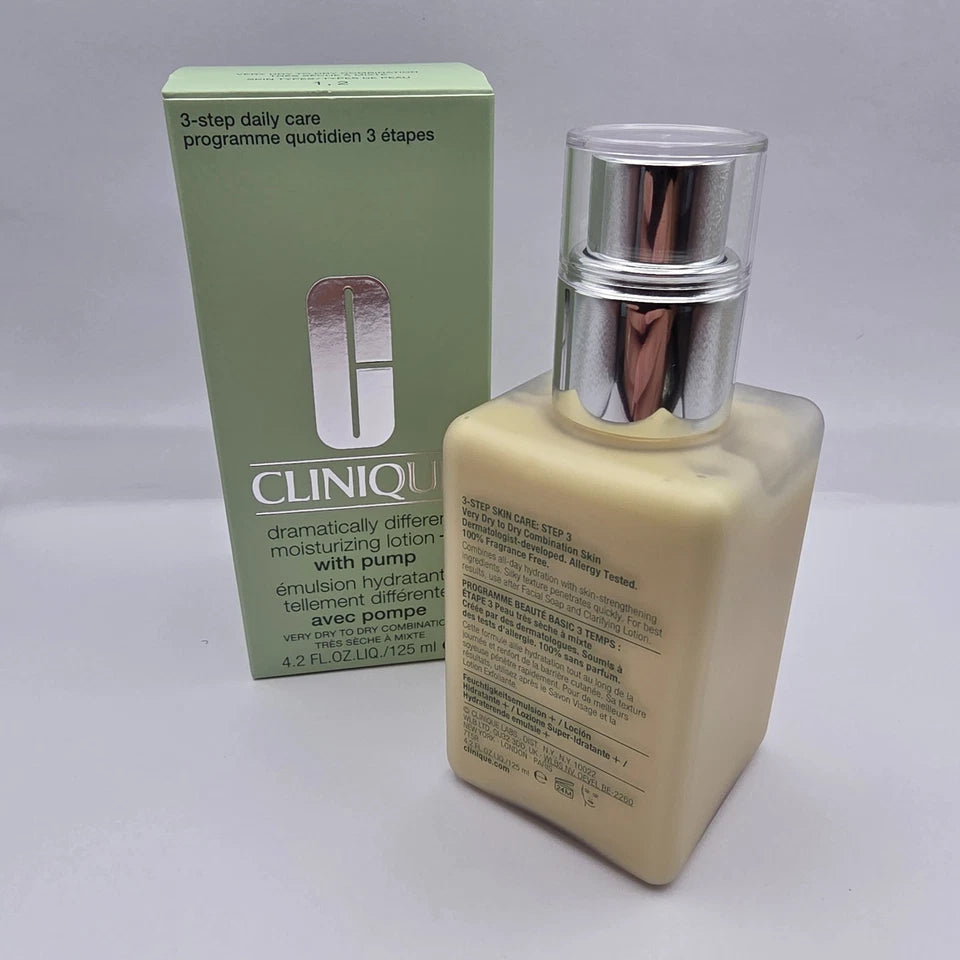 Clinique Dramatically Different Moisturizing Lotion With Pump 4.2oz/125ml NIB