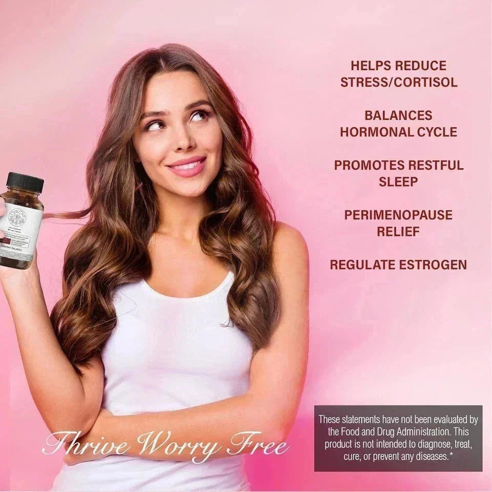 Happy Mammoth Hormone Harmony Natural Hormonal Support for Women 72 Capsules