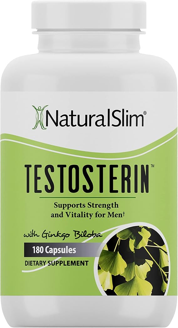 Men's Testosterone Support Supplement – Energy, Strength & Metabolism Formula | 180 Capsules